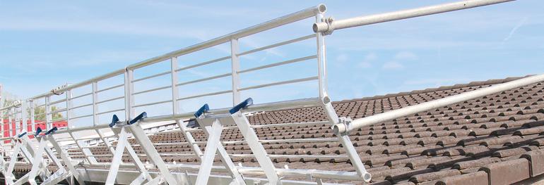 Stationary roof edge guardrail support Tobler AG Tobler AG