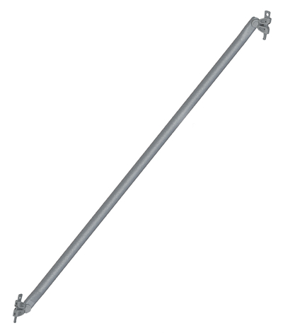 Lisse verticale-diagonale en aluminium, avec tête en acier Tobler AG