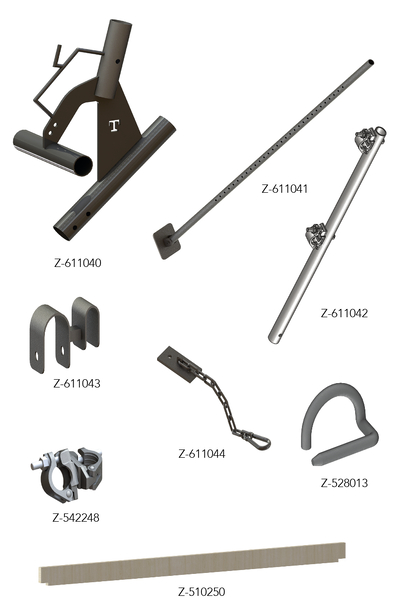 Garde-corps antichute temporaire accessoires Tobler AG